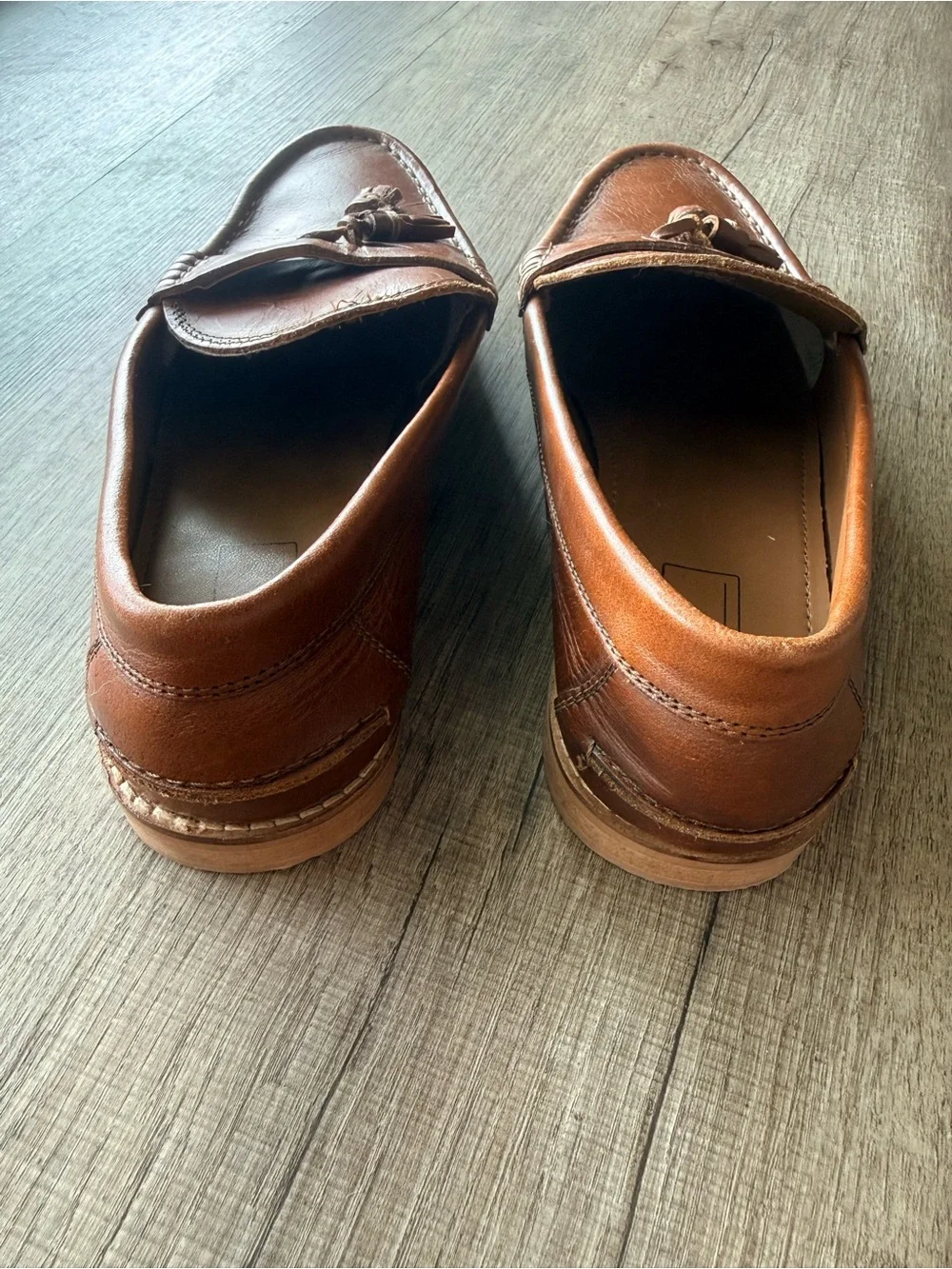 ASOS Men's Brown Leather Tassel Loafers